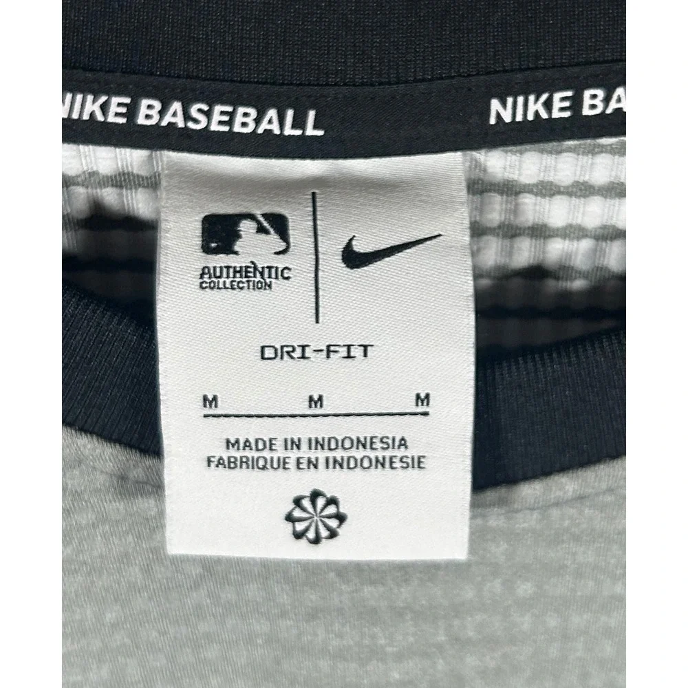 Nike Miami Marlins Authentic Collection Dri-FIT Baseball Top Mens M Gray